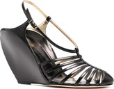 Thumbnail for your product : Lanvin cage wedge J sandals