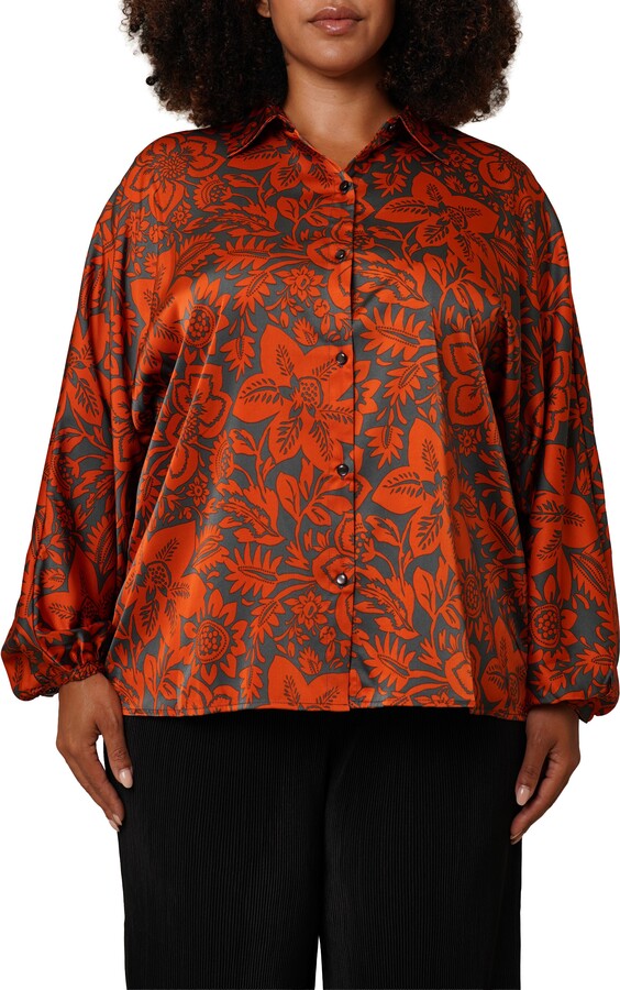 Sunny Leigh Floral Button-Up Shirt