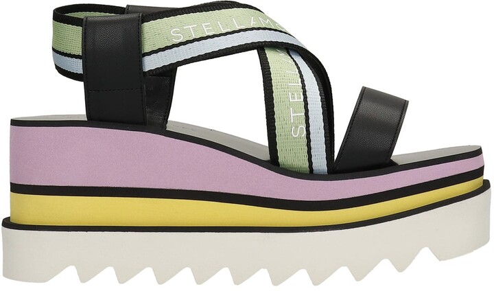 women's rubber wedge sandals