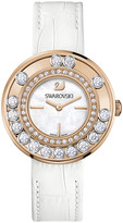 Thumbnail for your product : Swarovski Lovely Crystals White Rose Gold Tone Watch