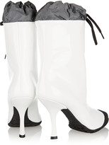 Thumbnail for your product : Miu Miu Patent-leather and shell boots