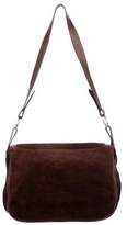 Thumbnail for your product : Ralph Lauren Suede Leather-Trimmed Crossbody Bag