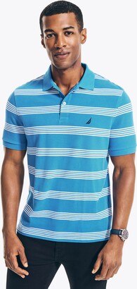 Nautica Mens Classic Fit Striped Polo - ShopStyle