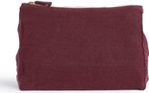 Thumbnail for your product : ONCE MILANO Zip-Fastening Linen Pouch