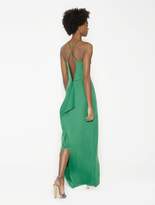 Thumbnail for your product : Halston Flutter Back Georgette Gown
