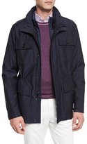 Thumbnail for your product : Michael Kors Hybrid Field Jacket w/Loro Piana Storm System®, Navy