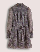Thumbnail for your product : Boden Smocked Yoke Metallic Dress