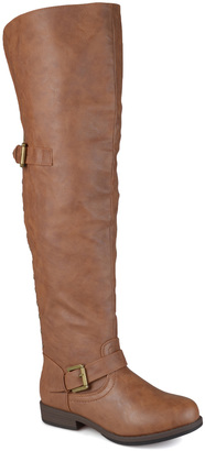 Journee Collection Chestnut Kane Wide-Calf Over-the-Knee Boot
