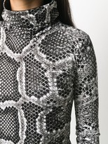 Thumbnail for your product : Just Cavalli Snakeskin-Print High-Neck Top