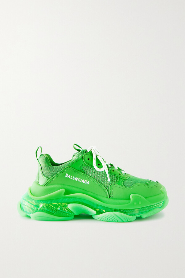 green sneaker