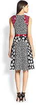Thumbnail for your product : Diane von Furstenberg Paris Mixed-Print Dress