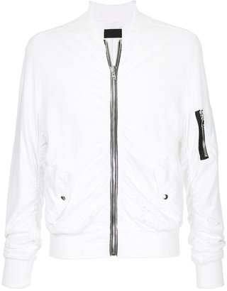 RtA contrast zip bomber jacket