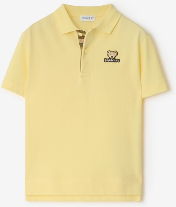 Burberry Childrens Cotton Polo Shirt Size: 3Y