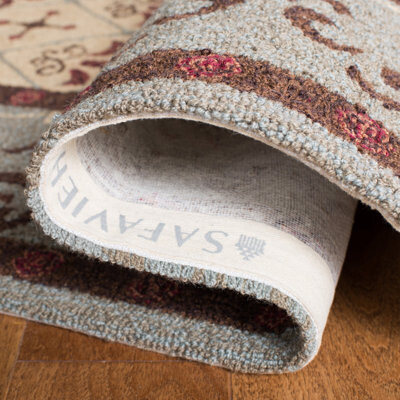 Winston Porter Taran Hand Hooked Performance Floral Rug