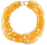 Thumbnail for your product : 18K Multistrand Citrine & Topaz and Pearl Necklace