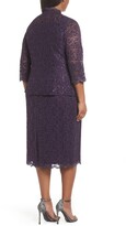 Thumbnail for your product : Alex Evenings Lace Cocktail Dress with Jacket