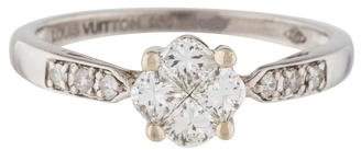 Louis Vuitton Platinum Diamond Ring