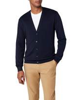 Thumbnail for your product : Henbury Mens V Neck Button Fine Knit Cardigan (L)