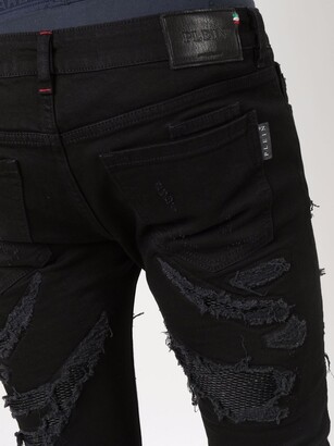 Philipp Plein New Skinny Fit destroyed jeans