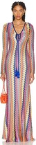 Thumbnail for your product : Alexis Zoey Dress in Blue,Orange