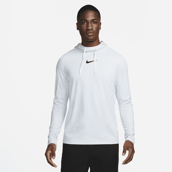 Nike Men's Dri-FIT Academy Pullover Soccer Hoodie in Grey - ShopStyle