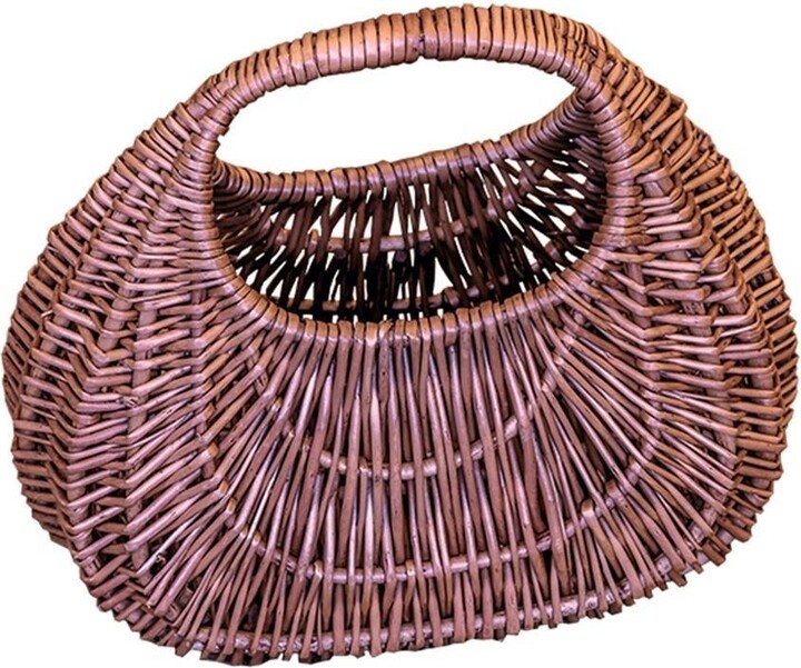 Red Hamper Wicker Small Gondola Shopping Basket ShopStyle