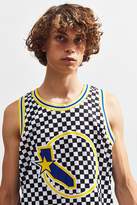Thumbnail for your product : Mitchell & Ness Golden State Warriors Checkered Swingman Basketball Jersey