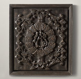 Thumbnail for your product : Restoration Hardware Hand-Carved Rococo Wood Panel Black Small