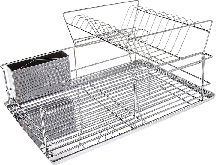 Megachef 15.5In Stainless Iron Shelf Dish Rack