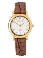 Thumbnail for your product : Links of London Noble slim brown leather watch