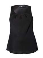 Thumbnail for your product : House of Fraser Chesca Plus Size Tuck detail camisole with button trim