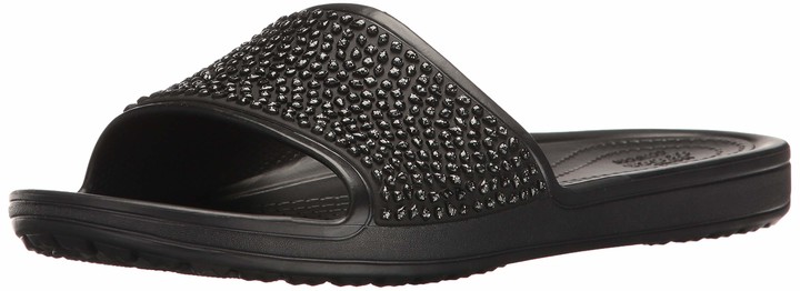 Crocs Women's Sloane Embellished Slide Sandal - ShopStyle