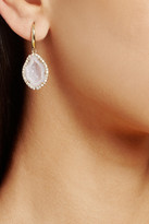Thumbnail for your product : Kimberly 18-karat rose gold, geode and diamond earrings