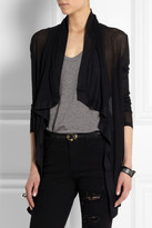 Thumbnail for your product : Helmut Lang Voltage ribbed jersey cardigan