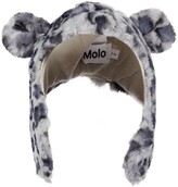 Thumbnail for your product : Molo Snowy leopard-print faux fur hat
