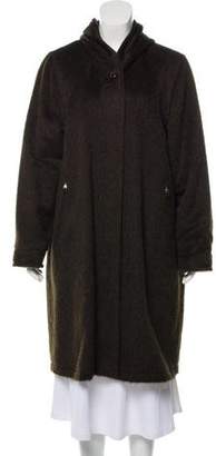 Max Mara Alpaca Hooded Coat