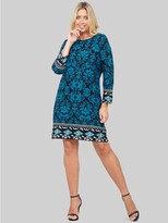 Thumbnail for your product : M&Co Damask Print Shift Dress