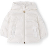 Thumbnail for your product : Moncler Enfant Baby White Down Childe Jacket