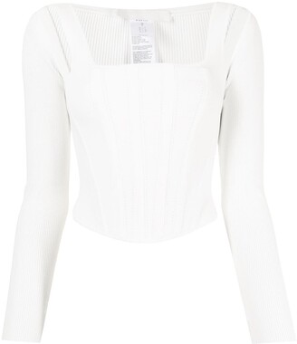 Dion Lee Pointelle Corset Top