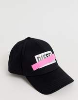Thumbnail for your product : Diesel logo taped cap in black