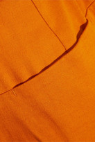 Thumbnail for your product : Vince Sienna Cropped Cotton-blend Twill Wide-leg Pants