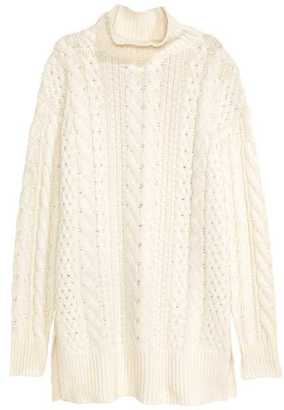 H&M Cable-knit Turtleneck Sweater