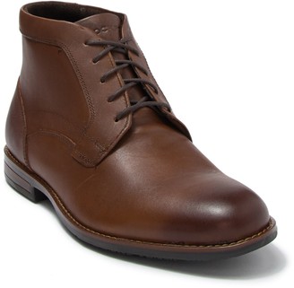 rockport men's dustyn waterproof leather chukkas