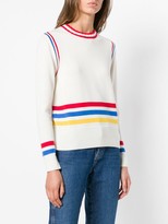 Thumbnail for your product : Chinti and Parker Striped Colour-Block Sweater