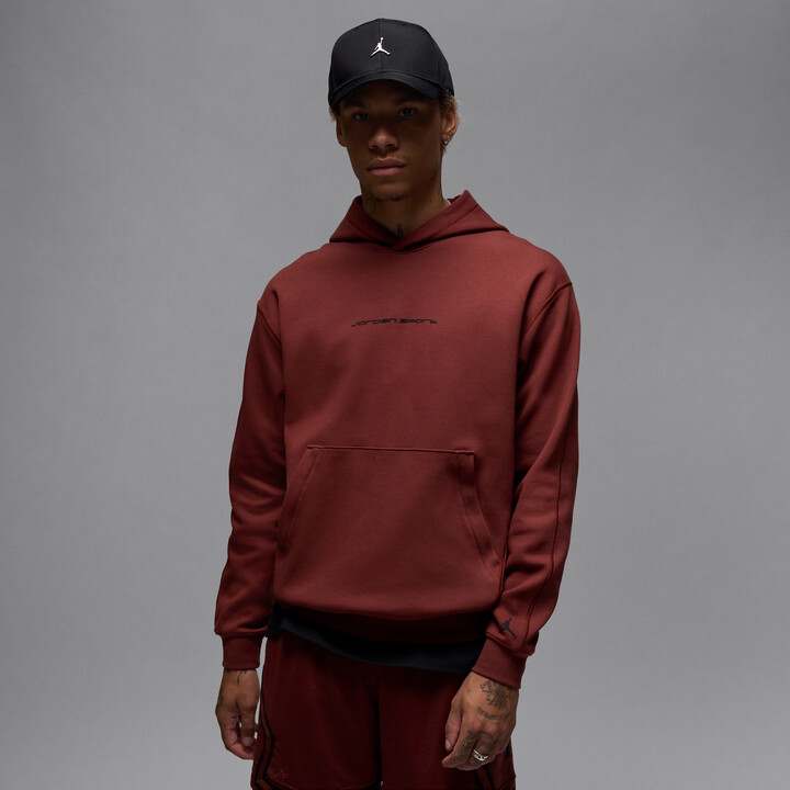 Men's Jordan Sport Hoop Fleece Dri-FIT Pullover Hoodie in Brown | HF0280-231