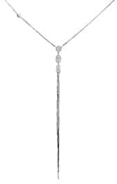 Sara Weinstock Women's Nappa Tassel Necklace - White