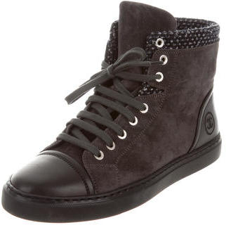 Chanel CC High-Top Sneakers