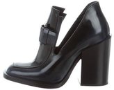 Thumbnail for your product : Jil Sander Leather Loafer Pumps