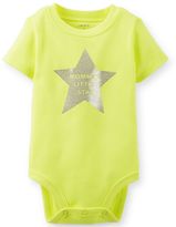 Thumbnail for your product : Carter's Baby Girls' Mommy's Little Star Bodysuit