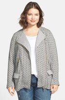 Thumbnail for your product : Lucky Brand 'Marnie' Jacquard Knit Active Jacket